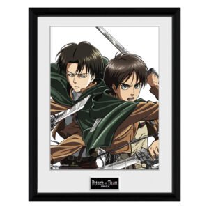 Cuadro Abystyle Attack On Titan - Eren And Levi (6744)