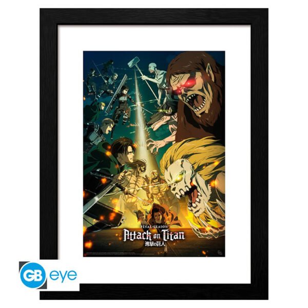 Cuadro Abystyle Attack On Titan Final Season: S4 Teaser Art (80978)
