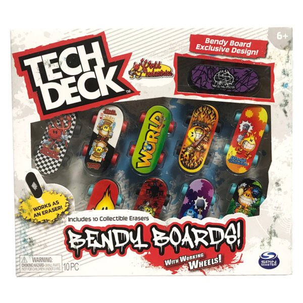 Skate de Dedo Teck Deck Bendy Board 10-pack (7660)