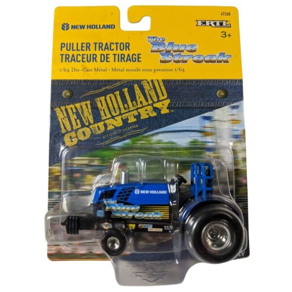 Tractor Ertl Tomy - New Holland Country The Blue Streak Puller Tractor - Escala 1/64 (47230