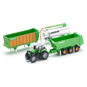 Tractor Siku Farmer 1:87-DEUTZ-FAHR With Joskin Trailer Set (8482)
