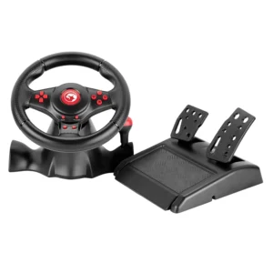 Volante Marvo GT-903 + Pedales para PS3 / PS4 / PS5 / PC / Xbox - Negro