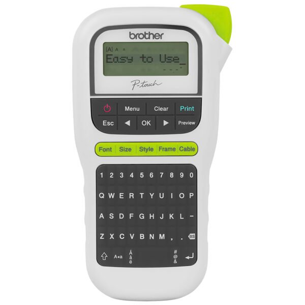 Rotulador BROTHER PT-H110 12MM Blanco