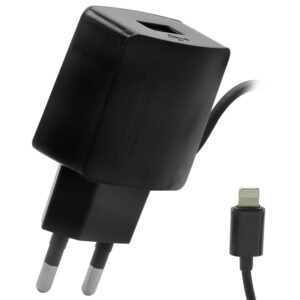 Cargador Enchufe Ecopower EP-7052 USB Lightning - Negro