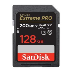 Tarjeta de Memoria SD Sandisk Extreme Pro Class 128GB 4K