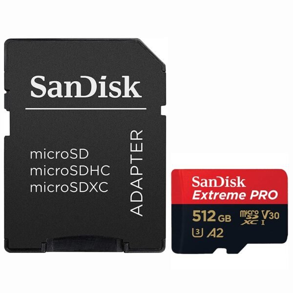 Tarjeta de Memoria MICRO SD Sandisk Extreme Pro 512GB-SDSQXCD-512G-GN6MA