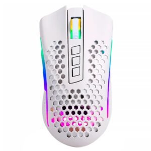 Mouse Gamer Redragon M808W-KS Storm PRO Wireless / RGB-Blanco