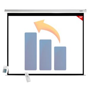 Pantalla para Proyector Quanta QTTLE100 100" 220V-BLANCO