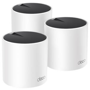 Router TP-LINK Deco X55 Whole Home Mesh AX3000 Doble Banda 2.4GHZ 5GHZ WI-FI 6-BLANCO (KIT CON 3)