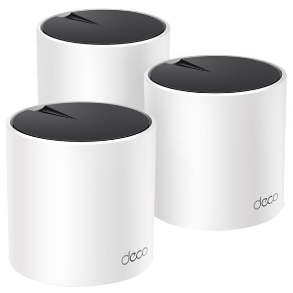 Router TP-LINK Deco X55 Whole Home Mesh AX3000 Doble Banda 2.4GHZ 5GHZ WI-FI 6-BLANCO (KIT CON 3)