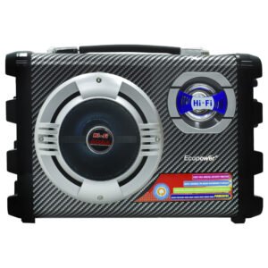 Parlante Ecopower EP-2220 Bluetooth USB FM SD-Negro Gris