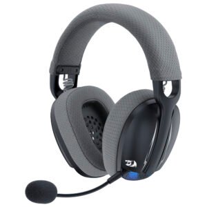 Auricular Con Micrófono Gamer Redragon H878Bg Skuld Pro Inalámbrico Negro Gris