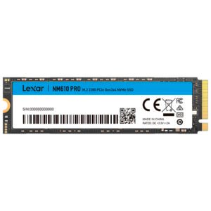 SSD Lexar M.2 500GB NM610 Pro NVME-LNM610P500G