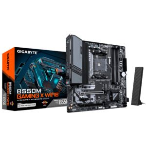 Placa Madre GIGABYTE B550M Gaming X WI-FI 6 Socket AM4 DDR4
