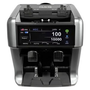 Máquina de Contar Dinero Quanta QTCDD30 2LCD Bivolt – Gris