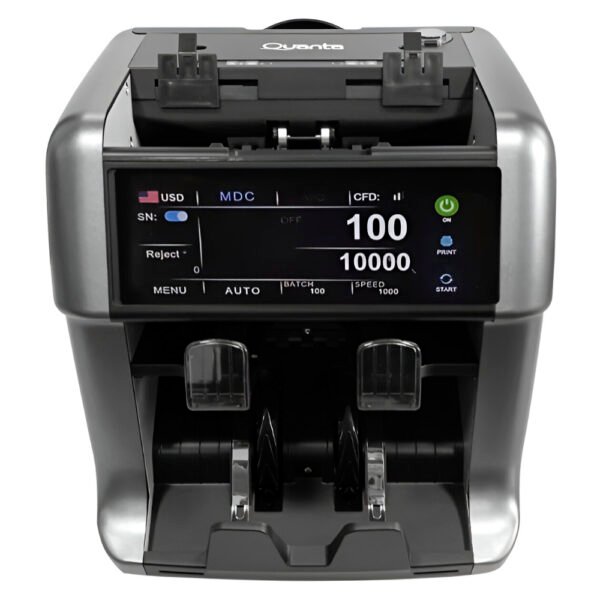 Máquina de Contar Dinero Quanta QTCDD30 2LCD Bivolt - Gris