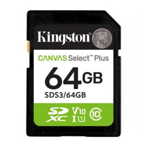 Tarjeta de Memoria SD Kingston Canvas Select Plus C10 64GB-SDS3 64GB