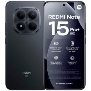 Celular Xiaomi Redmi Note 15 Pro+ 5G 8GB de RAM / 256GB / Pantalla 6.83″ / Dual SIM 5G-NEGRO (Global)