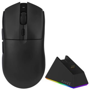 Mouse Gamer Ajazz AJ139 V2 Mc Nacodexx Wireless - Negro (985591)