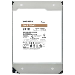 HDD Toshiba 24 TB N300 Pro NAS 3.5" SATA 3 7200RPM-HDWG82EXZSTB