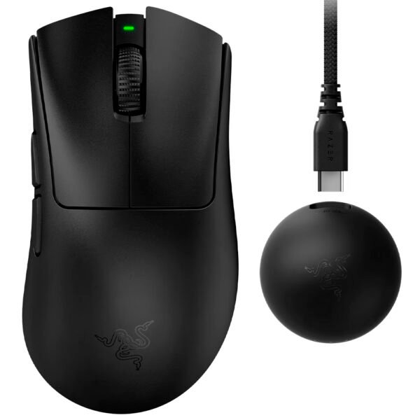 Mouse Gamer Razer Deathadder V4 PRO Wireless - Negro (RZ01-05330100-R3U1)