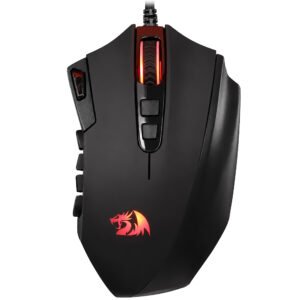 Mouse Gamer Redragon M921-RGB Azzinoth USB / RGB-Negro