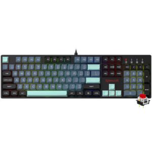 Teclado Gamer Mecánico REDRAGON K582GBG-RGB Surara USB RGB Red Inglés-Negro Azul
