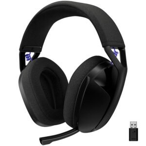 Auricular Con Micrófono Gamer Logitech G321 Lightspeed Inalámbrico Bluetooth Negro (981-001562)