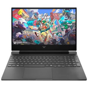 Notebook Gamer HP Victus 15-FB3113DX AMD Ryzen 5 7535HS Pantalla Full HD 15.6" 8GB RAM 512GB SSD Windows 11 Home GeForce RTX3050 6GB-NEGRO (Inglés)