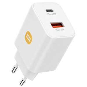 Cargador Enchufe Xiaomi MDZ-13I USB USB-C 25W 67W-BLANCO
