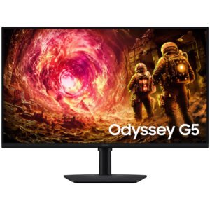 Monitor Gamer SAMSUNG Odyssey G5 LS32FG502ENXZA 32" QHD 180HZ 1MS-NEGRO