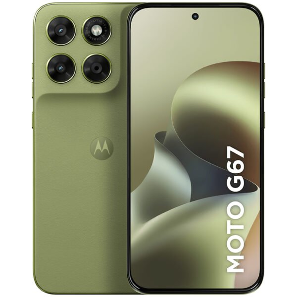 Celular Motorola G67 XT2621-1 4GB de RAM / 256GB / Pantalla 6.78" / Dual SIM 5G-PANTONE Nile Lima