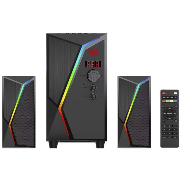 Parlante Redragon GS520-PRO Anvil Pro RGB Bluetooth USB SD AUX-Negro