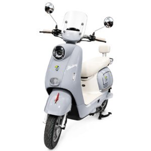 Moto Eléctrica Blulory Milan Pro - Gris Blanco