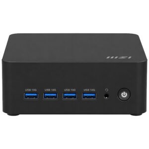 Mini PC MSI Cubi Z Ai 8M-023BUS-BAR98945SXX AMD RYZEN 9 8945HS (Memoria Y Hd No Incluidos)