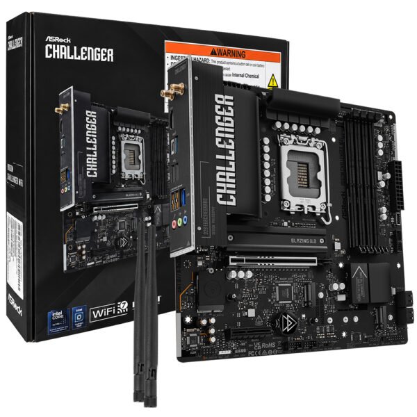 Placa Madre ASROCK B860M Challenger WI-FI Socket LGA 1851 DDR5