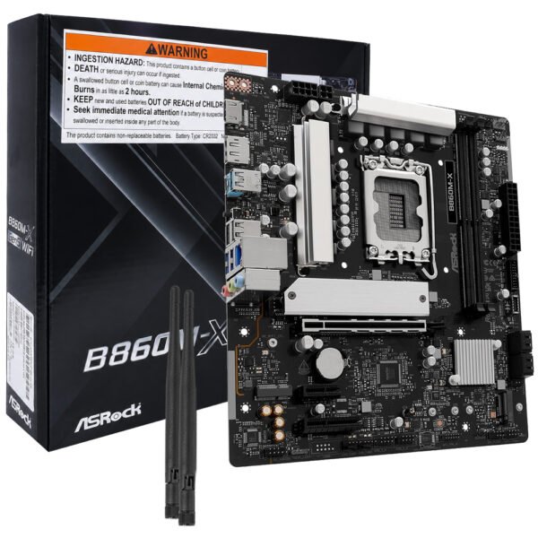 Placa Madre ASROCK B860M-X Gen 5 WI-FI Socket LGA 1851 DDR5
