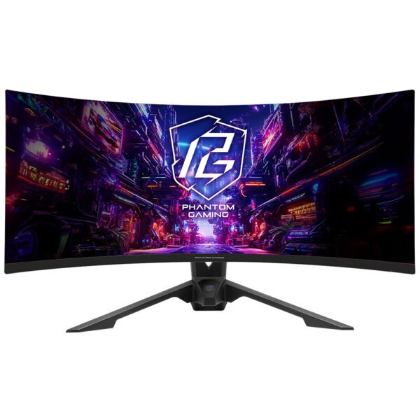 Monitor Gamer Phantom PG34QRT3A 34" WQHD VA Curvo 180HZ 1MS-NEGRO