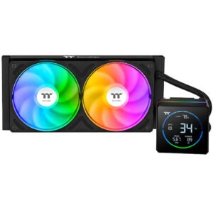 Refrigeración Líquida Thermaltake TH240-S V3 ARGB Sync Segment LCD 240mm Negro (CL-W469-PL12SW-A)