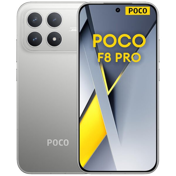 Celular XIAOMI POCO F8 PRO 12GB / 256GB TITANIUM Plateado-GLOBAL Dual SIM 5G 6.59"