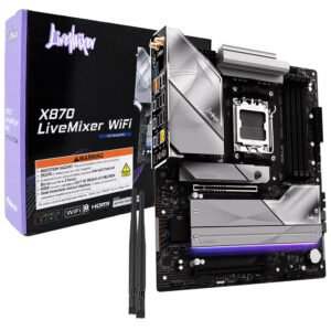 Placa Madre ASROCK X870 Livemixer WI-FI Socket AM5 DDR5