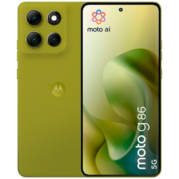 Celular Motorola G86 5G XT2527-1 8GB de RAM / 512GB / Pantalla 6.7" / Dual SIM 5G-PANTONE Golden Cypress Green
