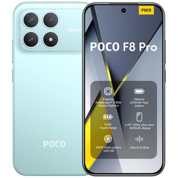 Celular Xiaomi POCO F8 Pro 12GB de RAM / 256GB / Pantalla 6.59" / Dual SIM 5G-BLUE (Global)