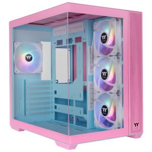 Gabinete Gamer Thermaltake View 380 Tg ARGB Bubble Pink Edition Mid Tower (CA-1Z2-00MAWN-00)