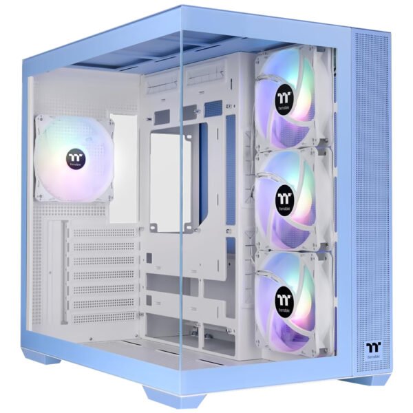 Gabinete Gamer Thermaltake View 380 Tg ARGB Hydrangea Blue Edition Mid Tower (CA-1Z2-00MFWN-00)