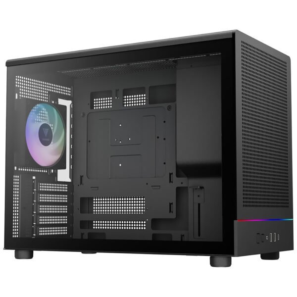 Gabinete Gamer Gamdias Athena M4M Mini Tower 3 Cooler ARGB Negro