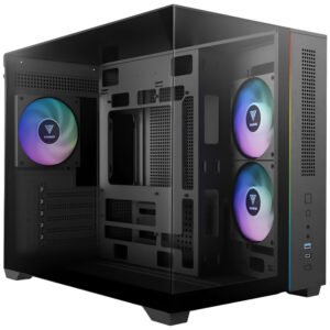 Gabinete Gamer Gamdias Atlas M3M Mini Tower 3 Cooler ARGB Negro