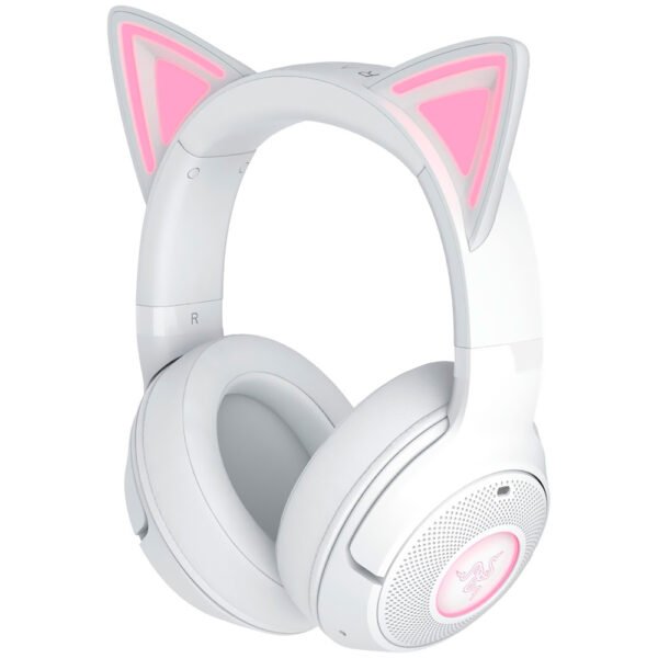 Auricular Bluetooth Razer Rz04-04860600-R3U1 Kraken Kitty V2 RGB Inalámbrico BT USB Blanco