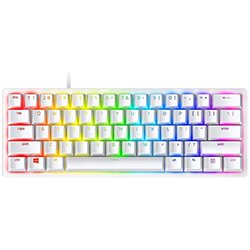 Teclado Gamer Óptico RAZER Huntsman Mini 60% Clicky Purple USB RGB Inglés-Blanco (RZ03-03393300-R3U1)