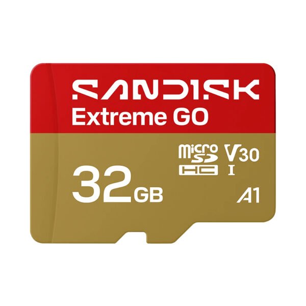 Tarjeta de Memoria MICRO SD Sandisk Extreme Go 32GB V30 A1 4K UHD-SDSQXGN-032G-GN6MN